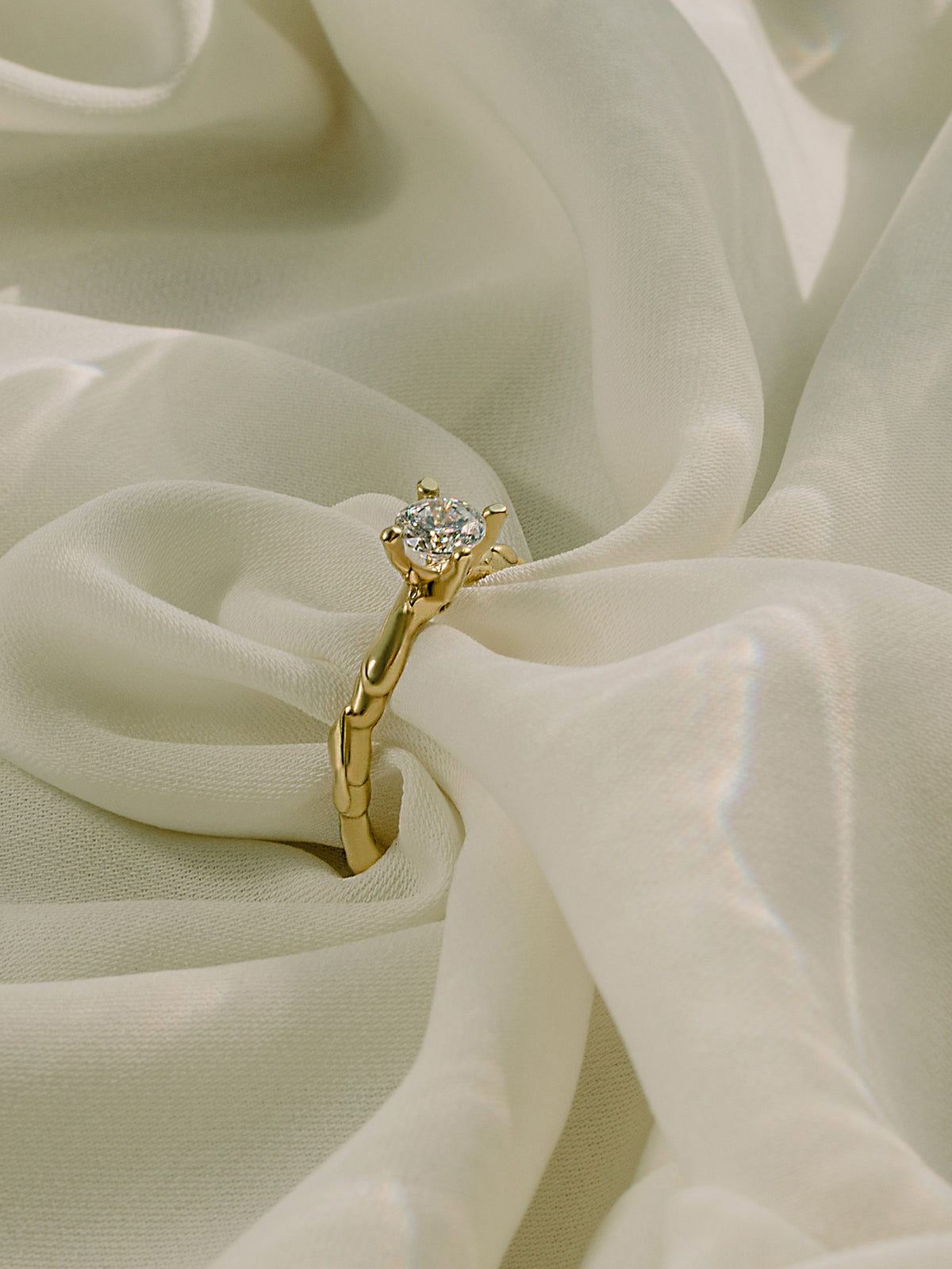 Eternity Engagement Ring / Gold