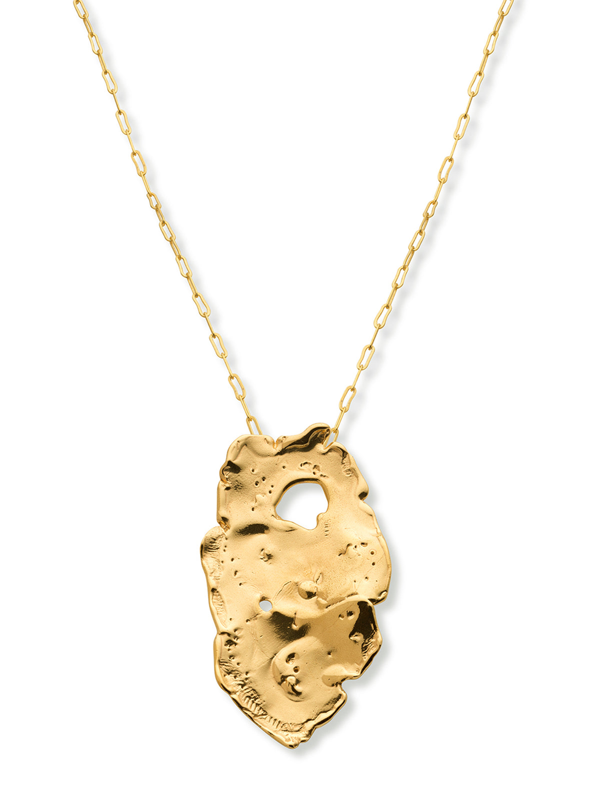 Talisman Full Moon Necklace Gold