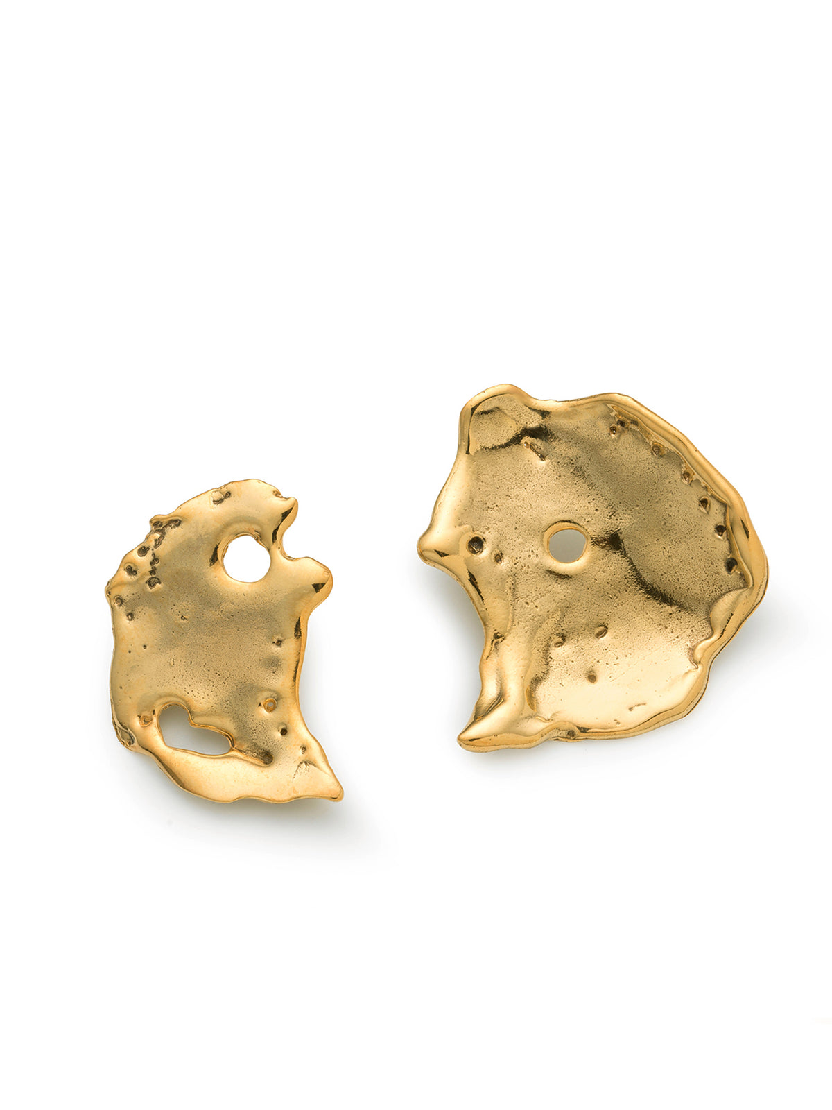 Talisman Moon Earrings Gold