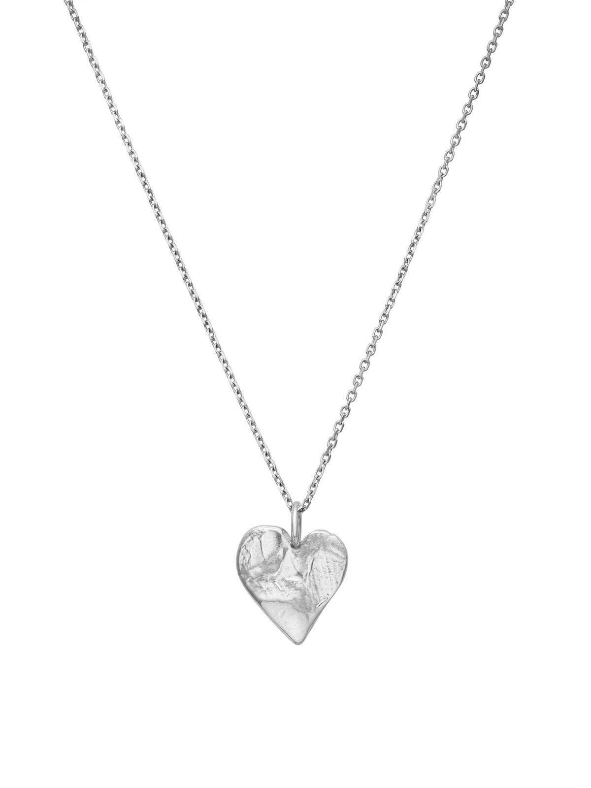 Amore Necklace 14k White Gold