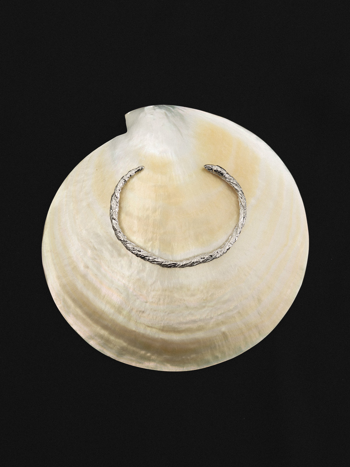 Archaic Solid Bracelet Silver