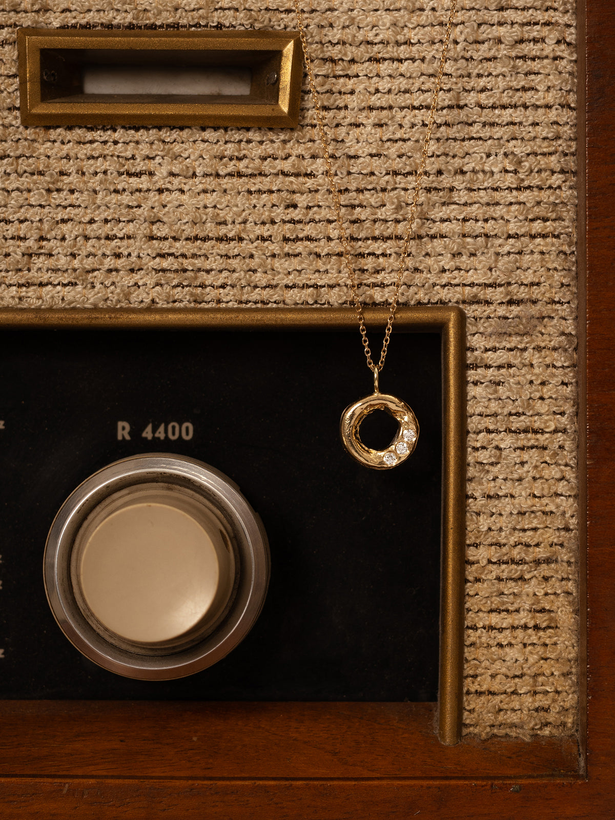 Aura Diamond Necklace 14k Gold