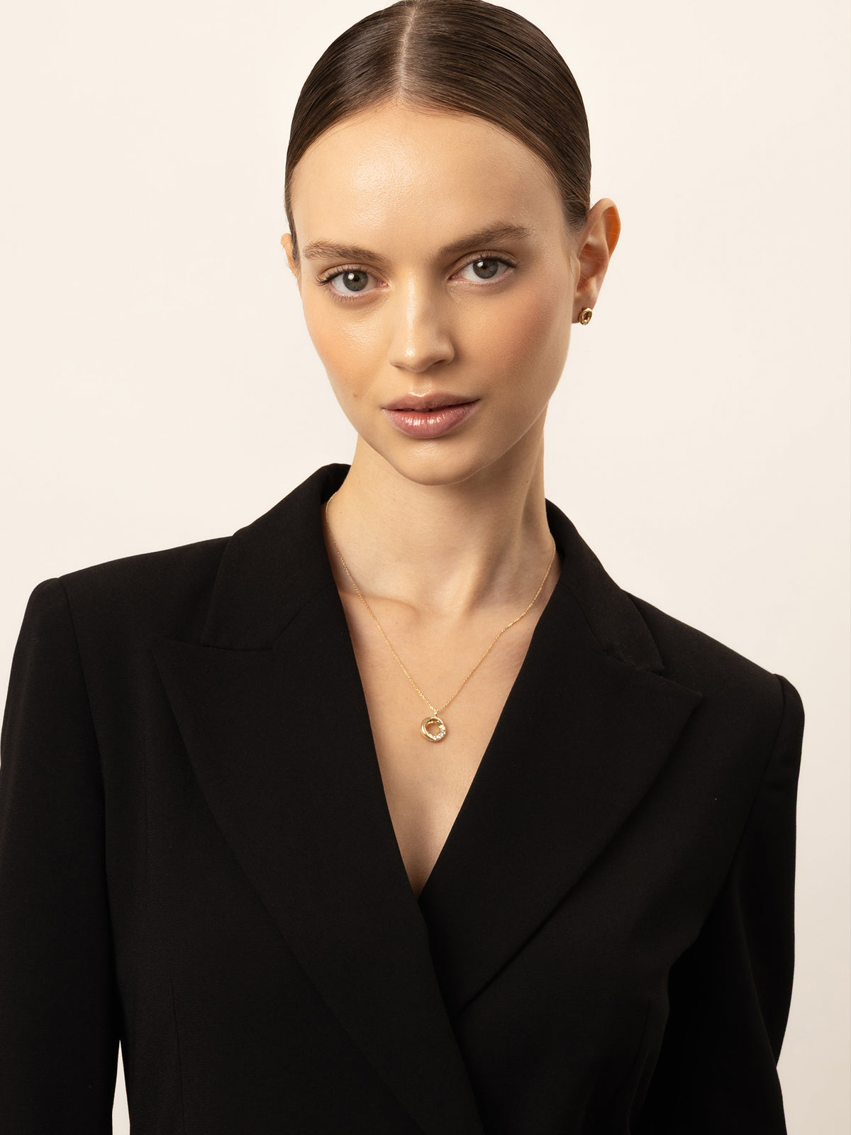 Aura Diamond Necklace 14k Gold