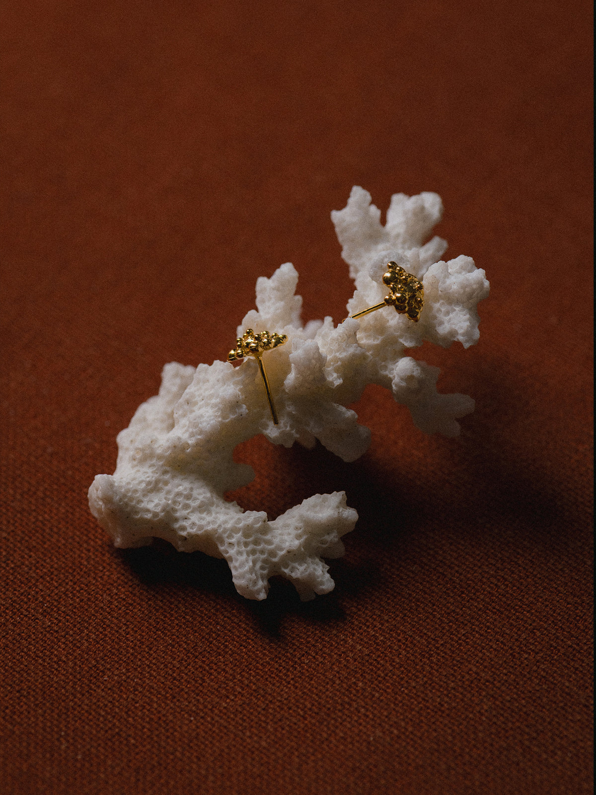 Céleste Deux Small Earrings Gold