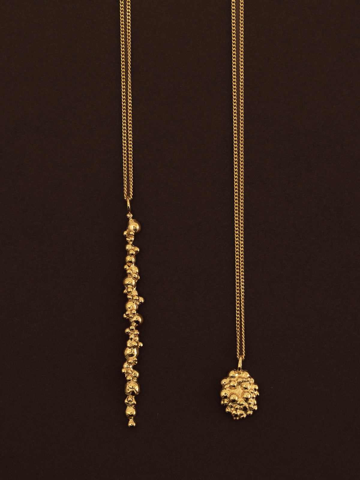 Céleste Deux Necklace Gold