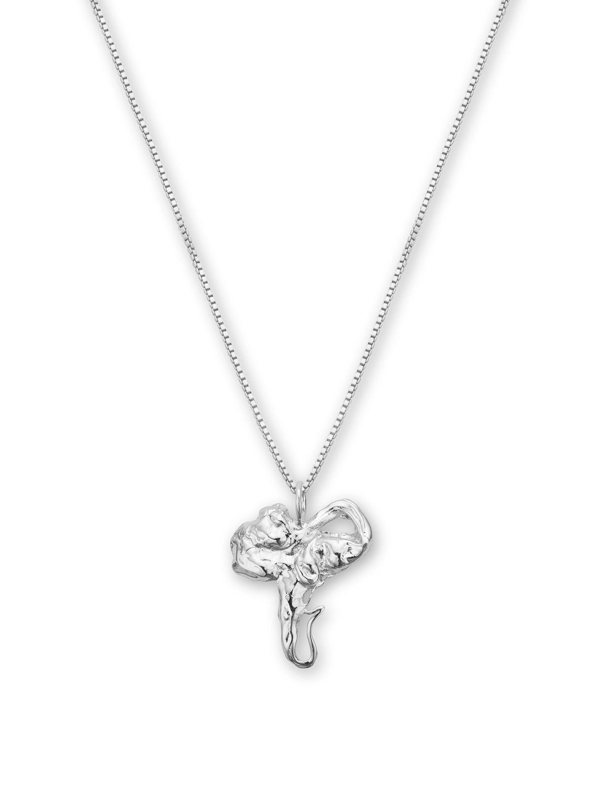 Euphoria Elephant Necklace Silver