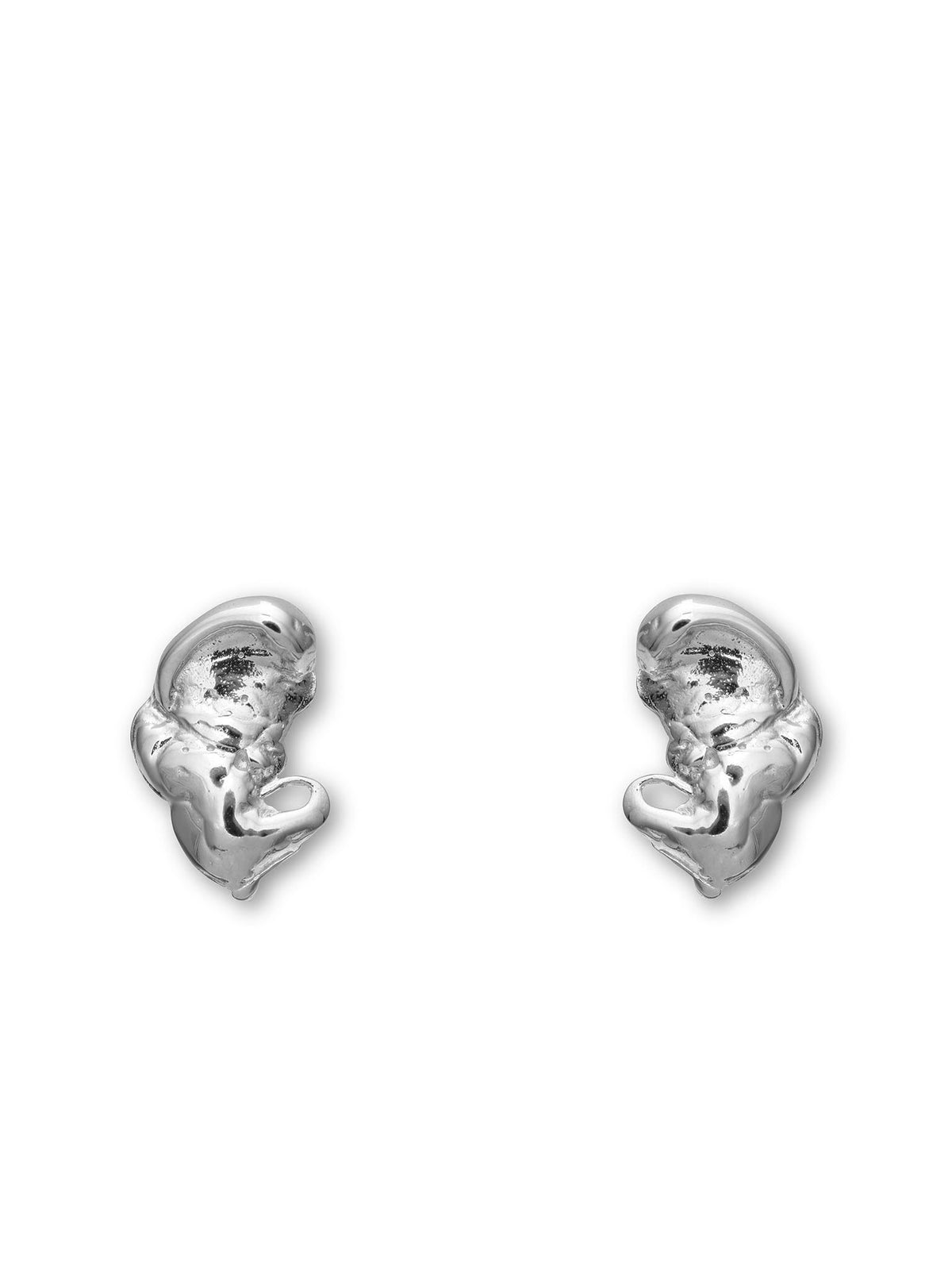 Euphoria Elephant Small Earrings Silver