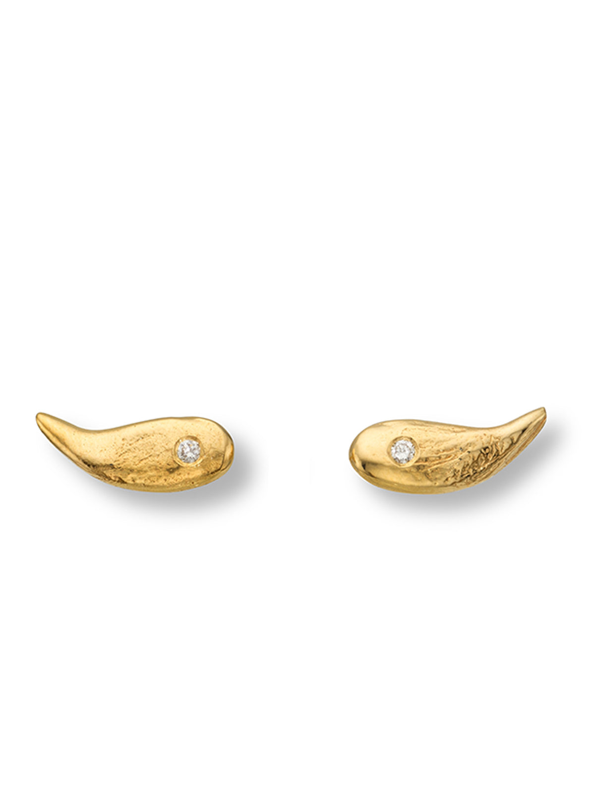 Golden Fish Fülbevaló 14k Arany