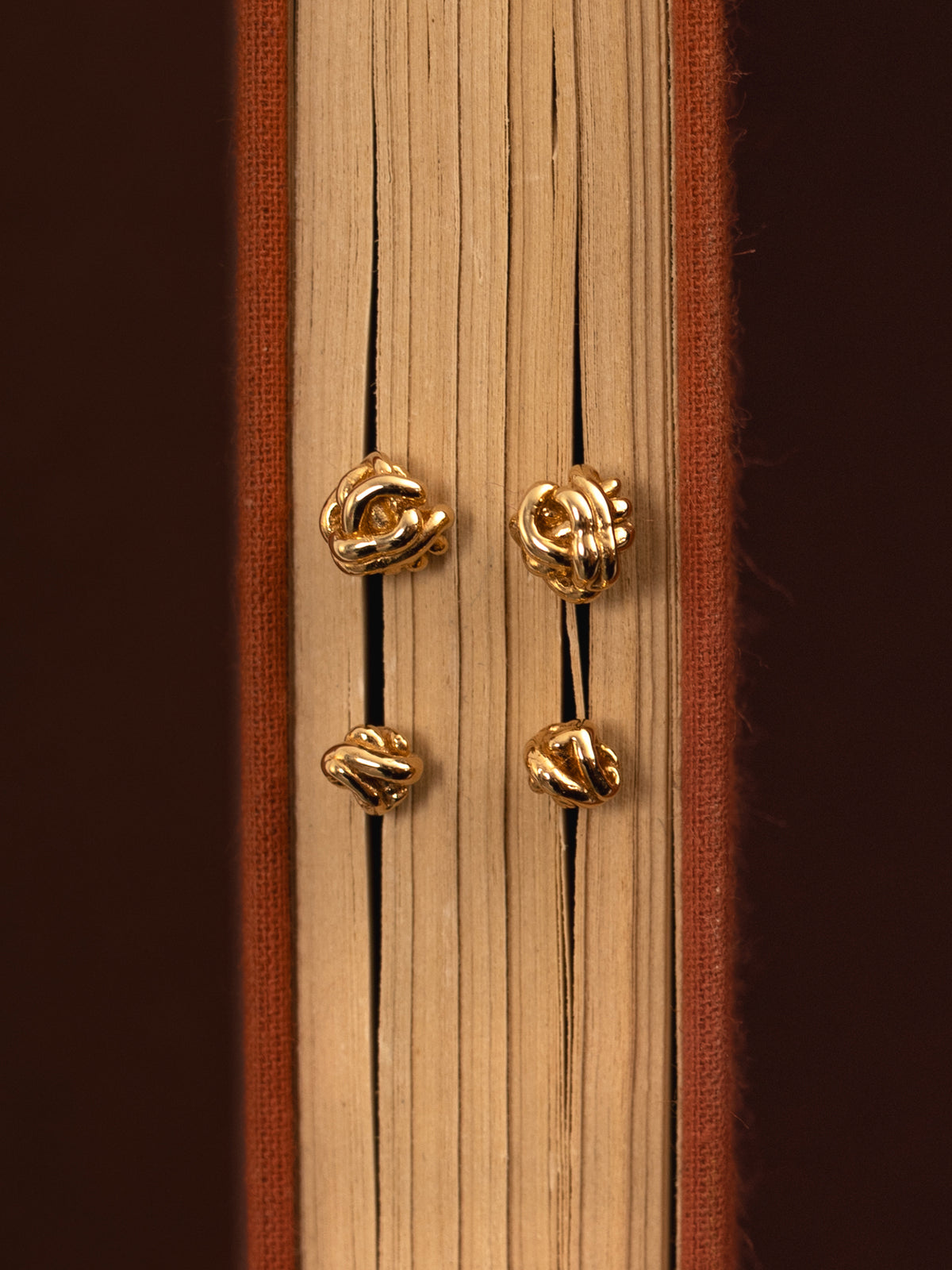 Golden Knot Fülbevaló 14k Arany