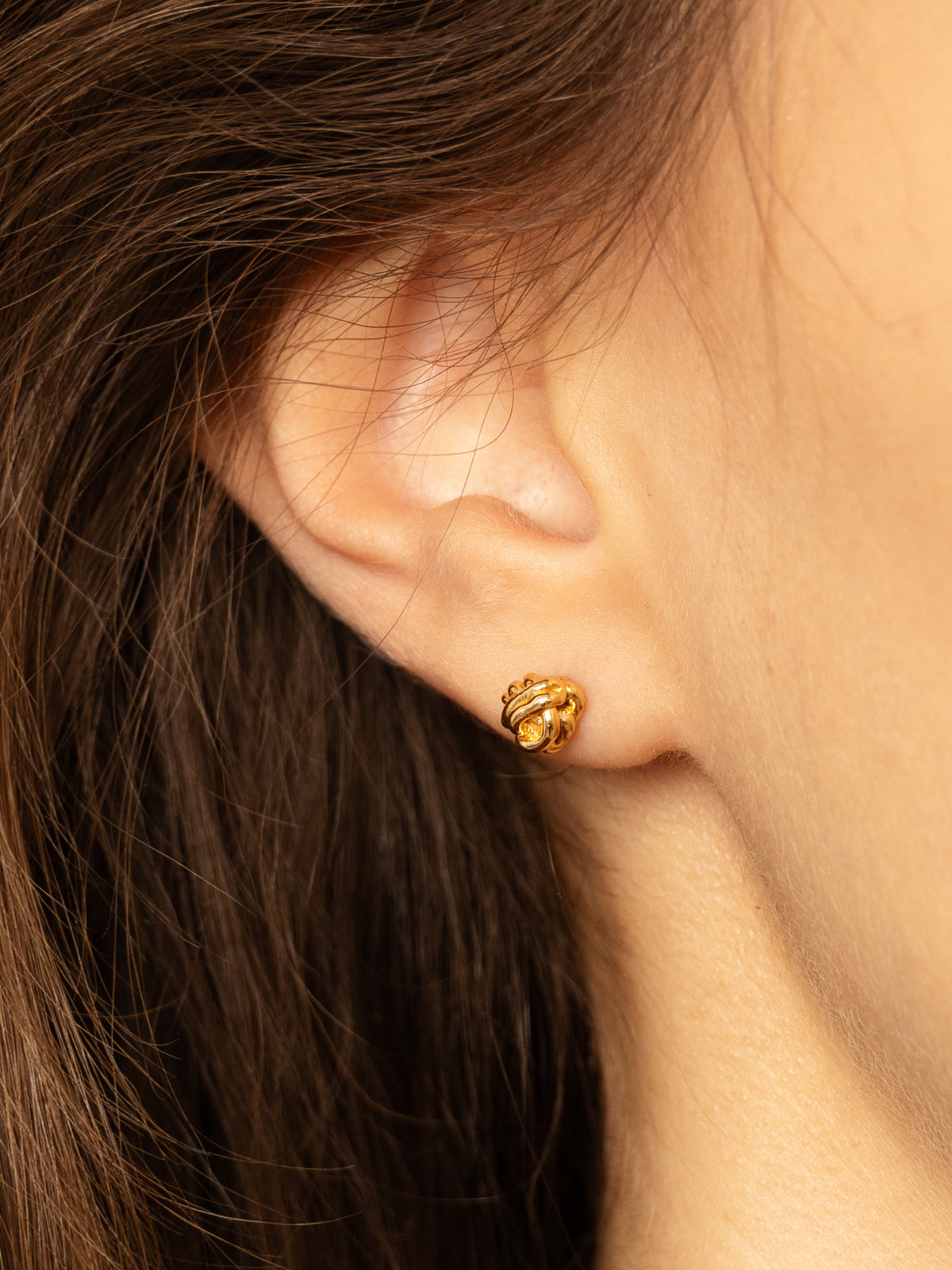 Golden Knot Fülbevaló 14k Arany