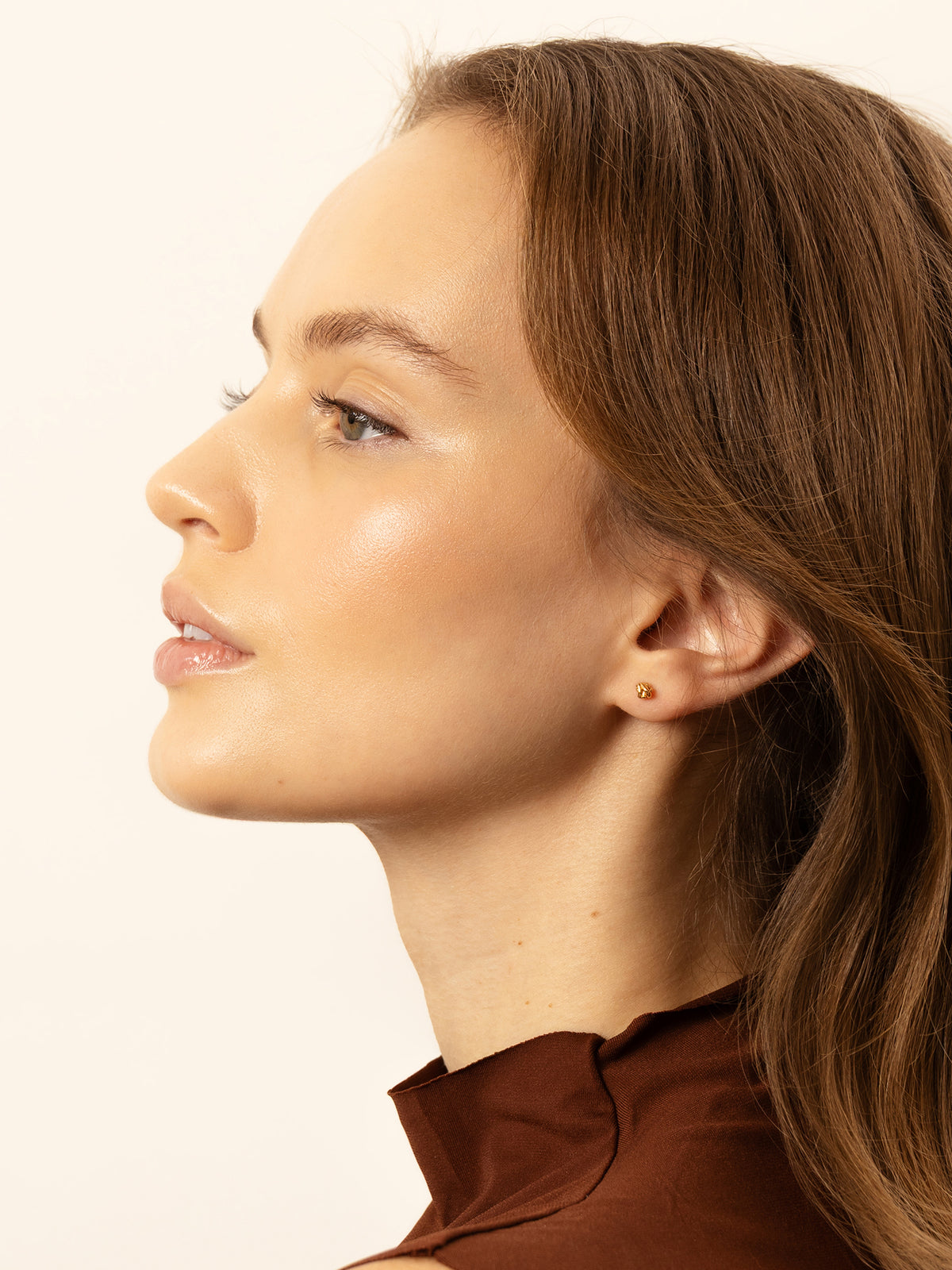 Golden Knot Mini Fülbevaló 14k Arany