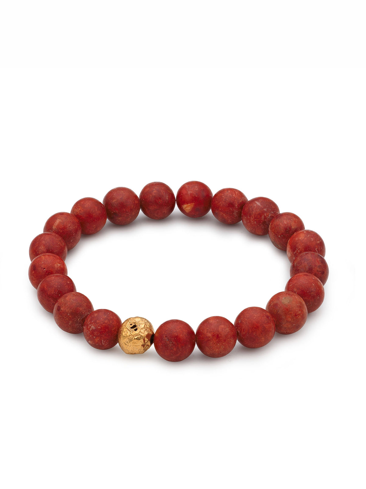 Coral Fireball Bracelet