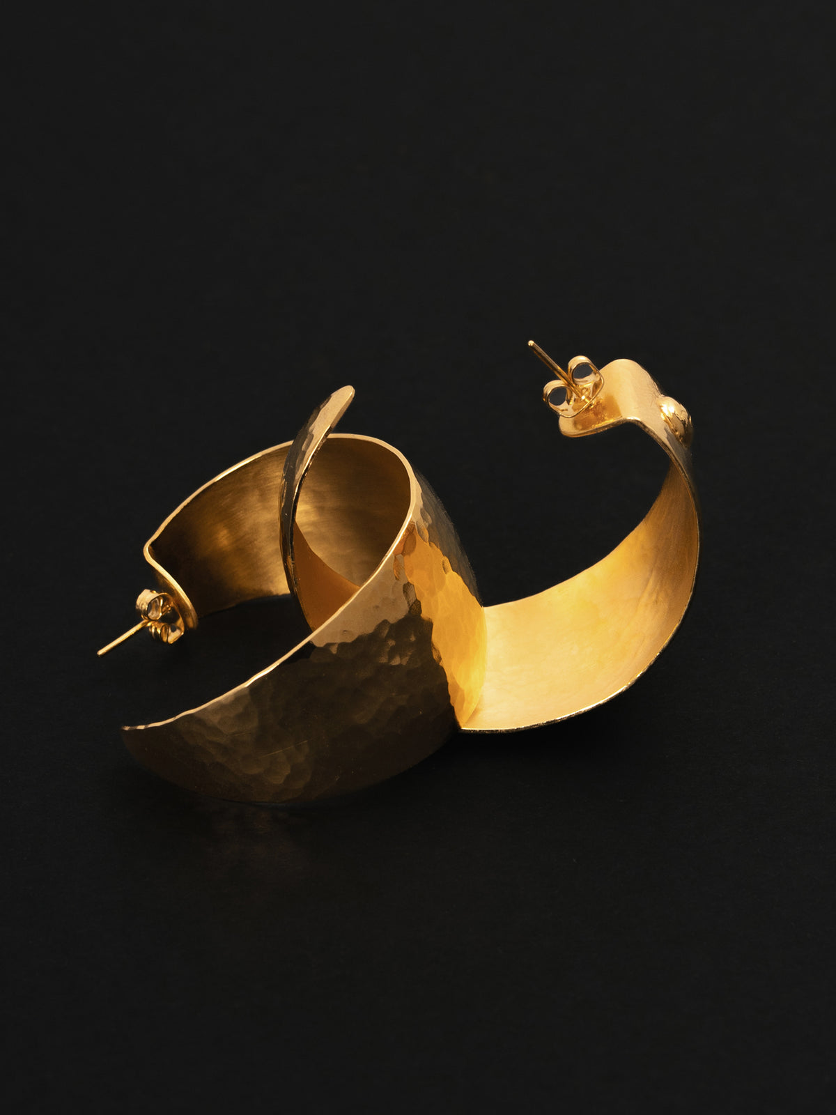 Rustic Earrings Gold