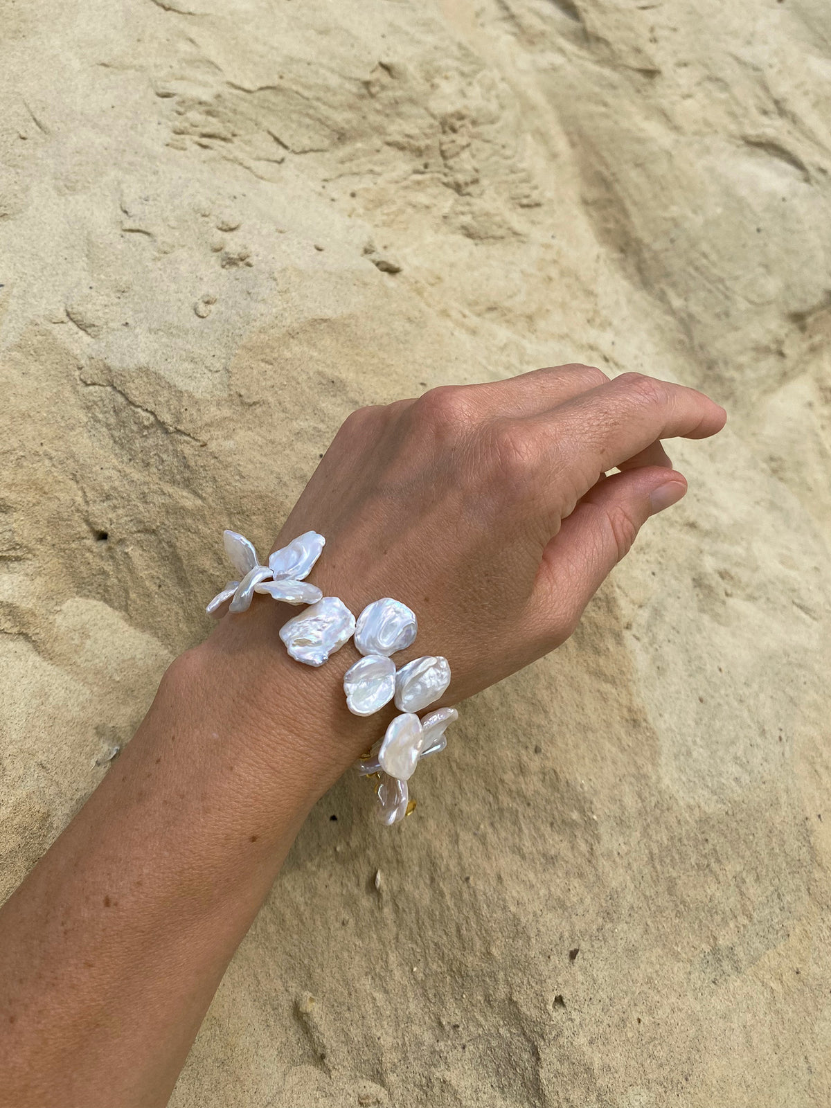Seaside Keshi Bracelet