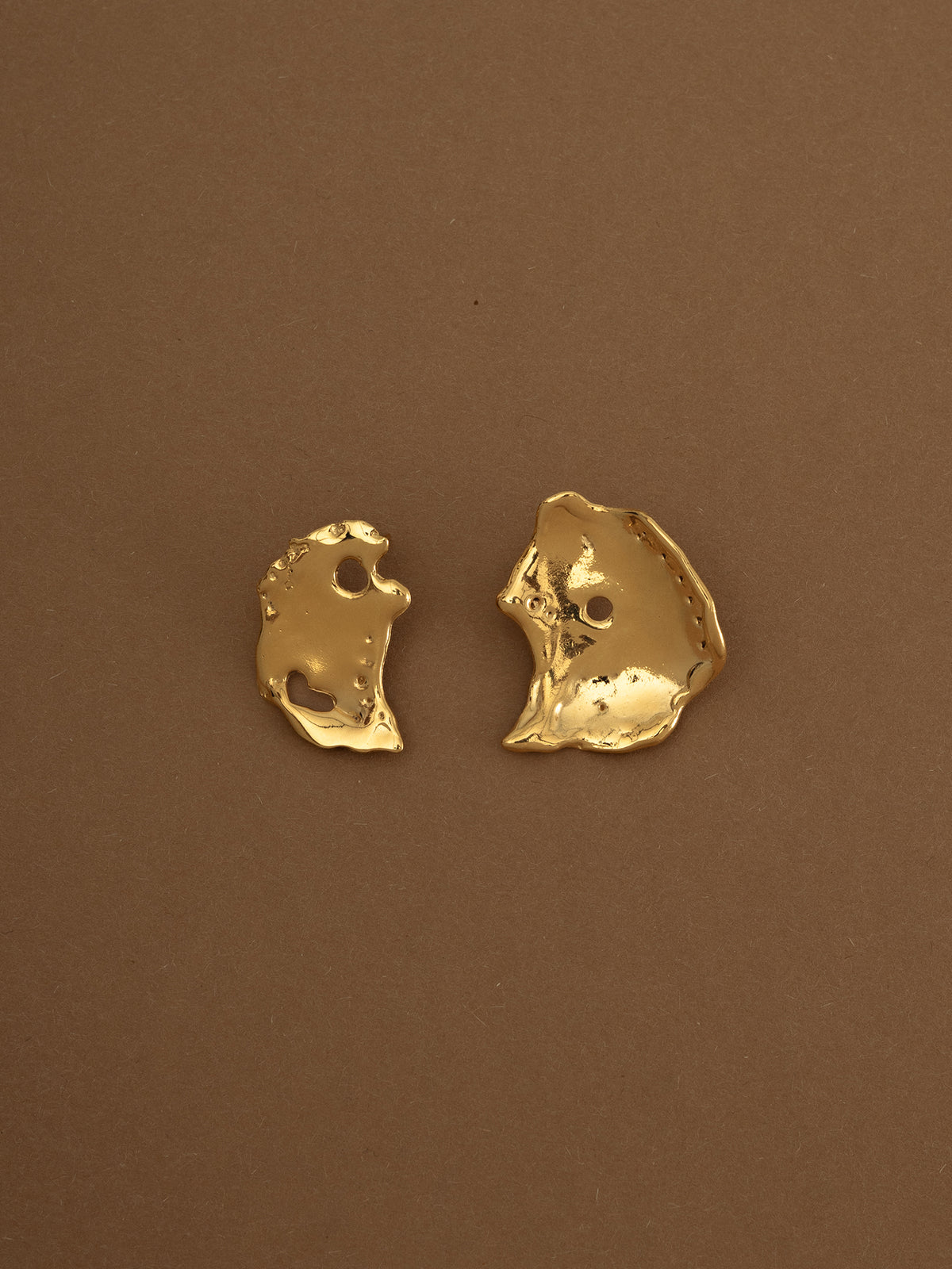 Talisman Moon Earrings Gold
