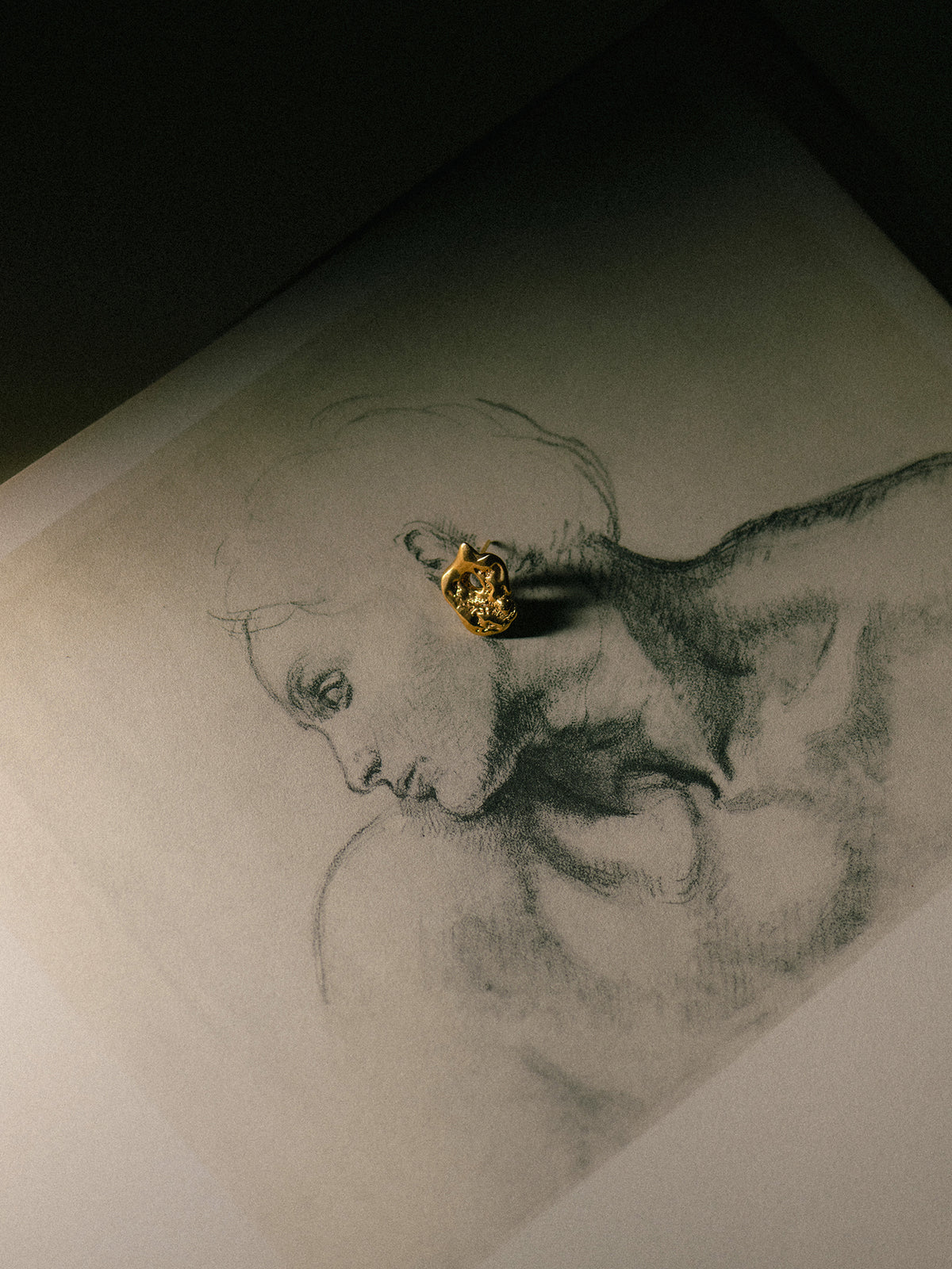 Talisman Small Moon Fülbevaló