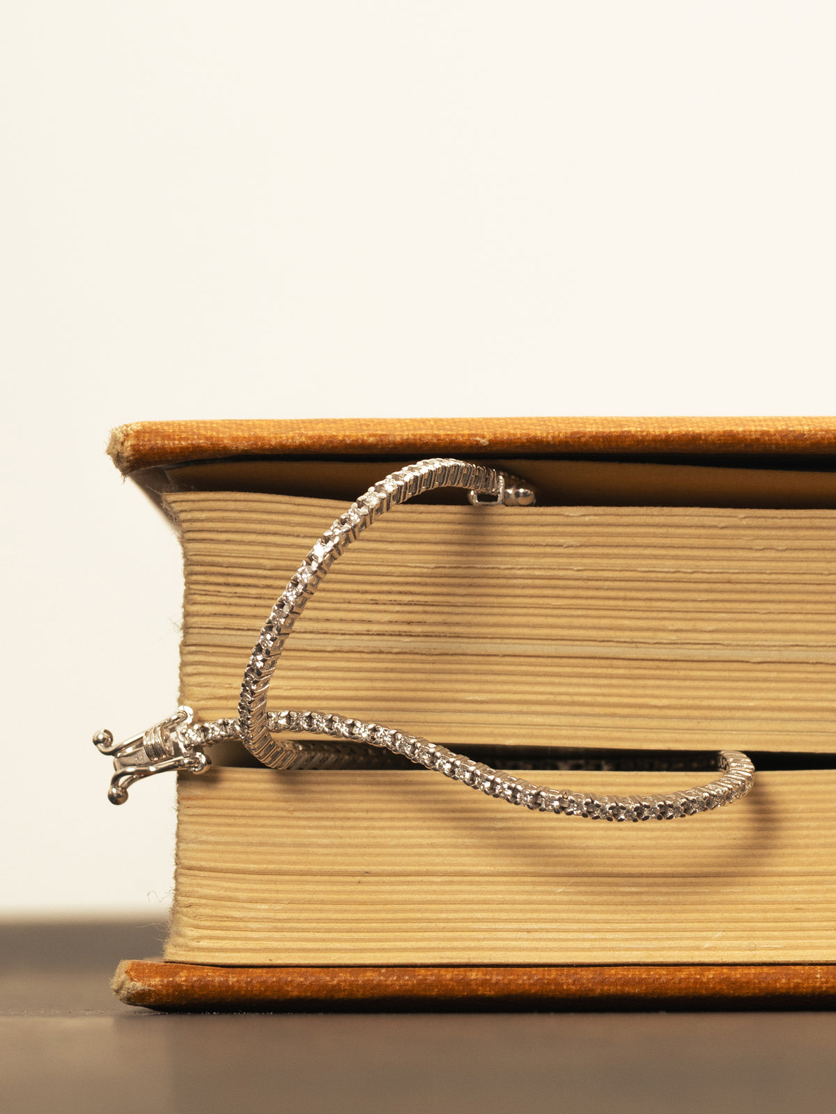 Tenisz Karkötő 18k Fehérarany