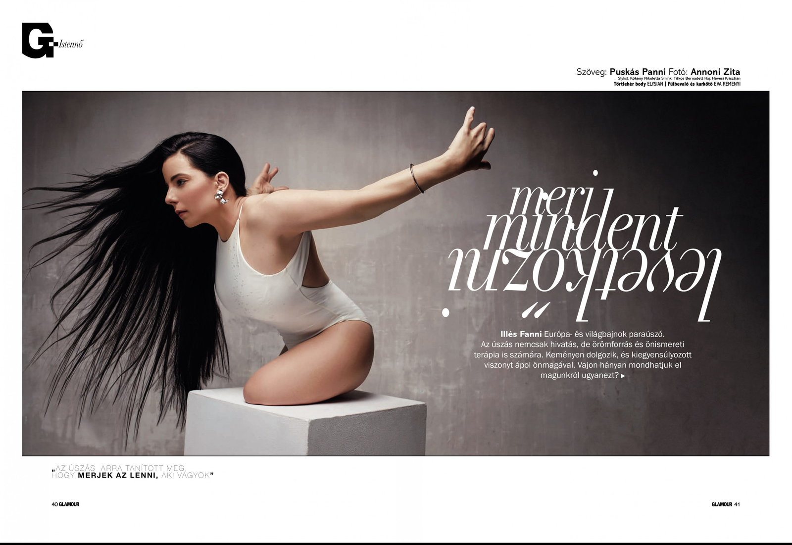 GLAMOUR, April 2021, Illés Fanni