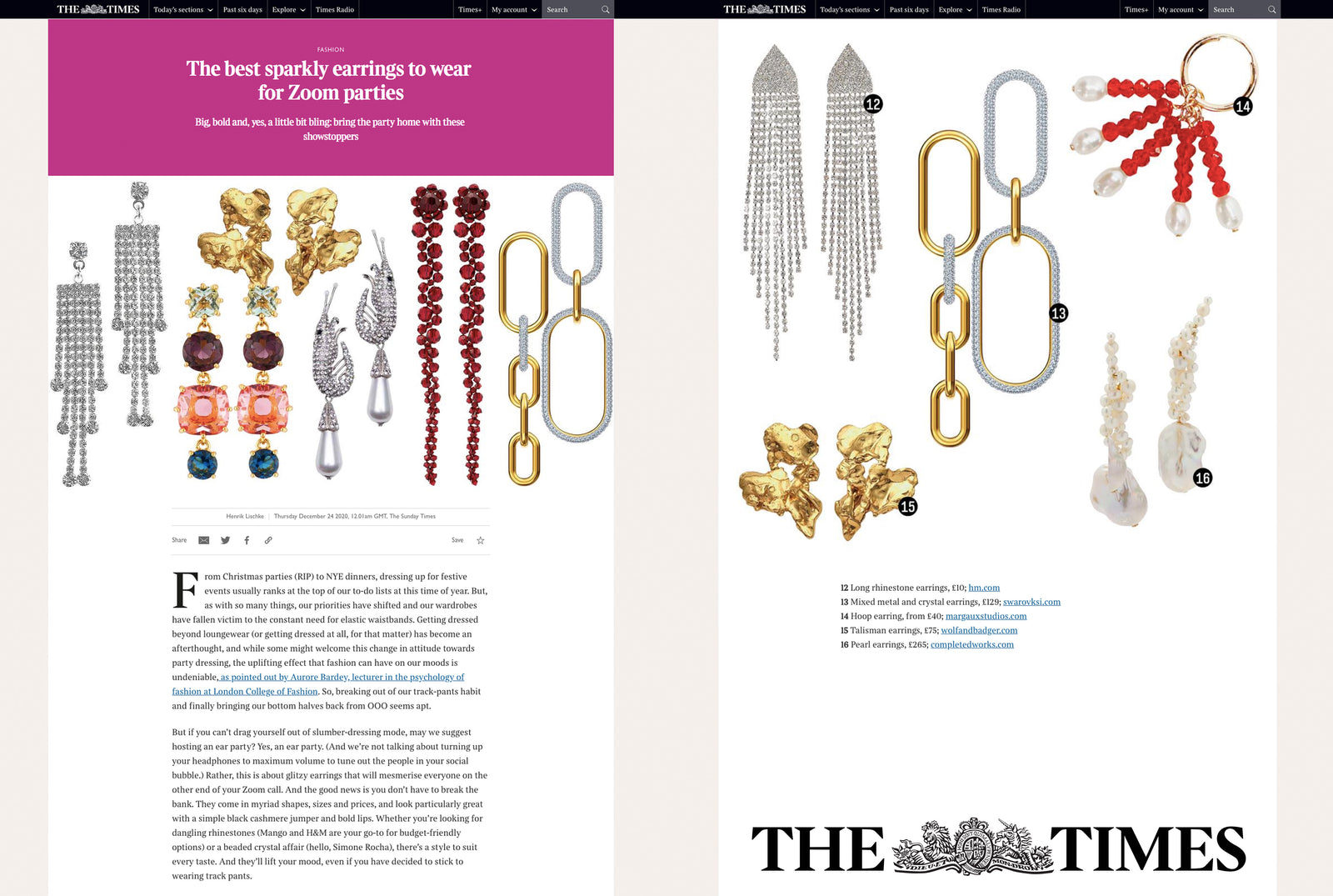 The Times, December 2020