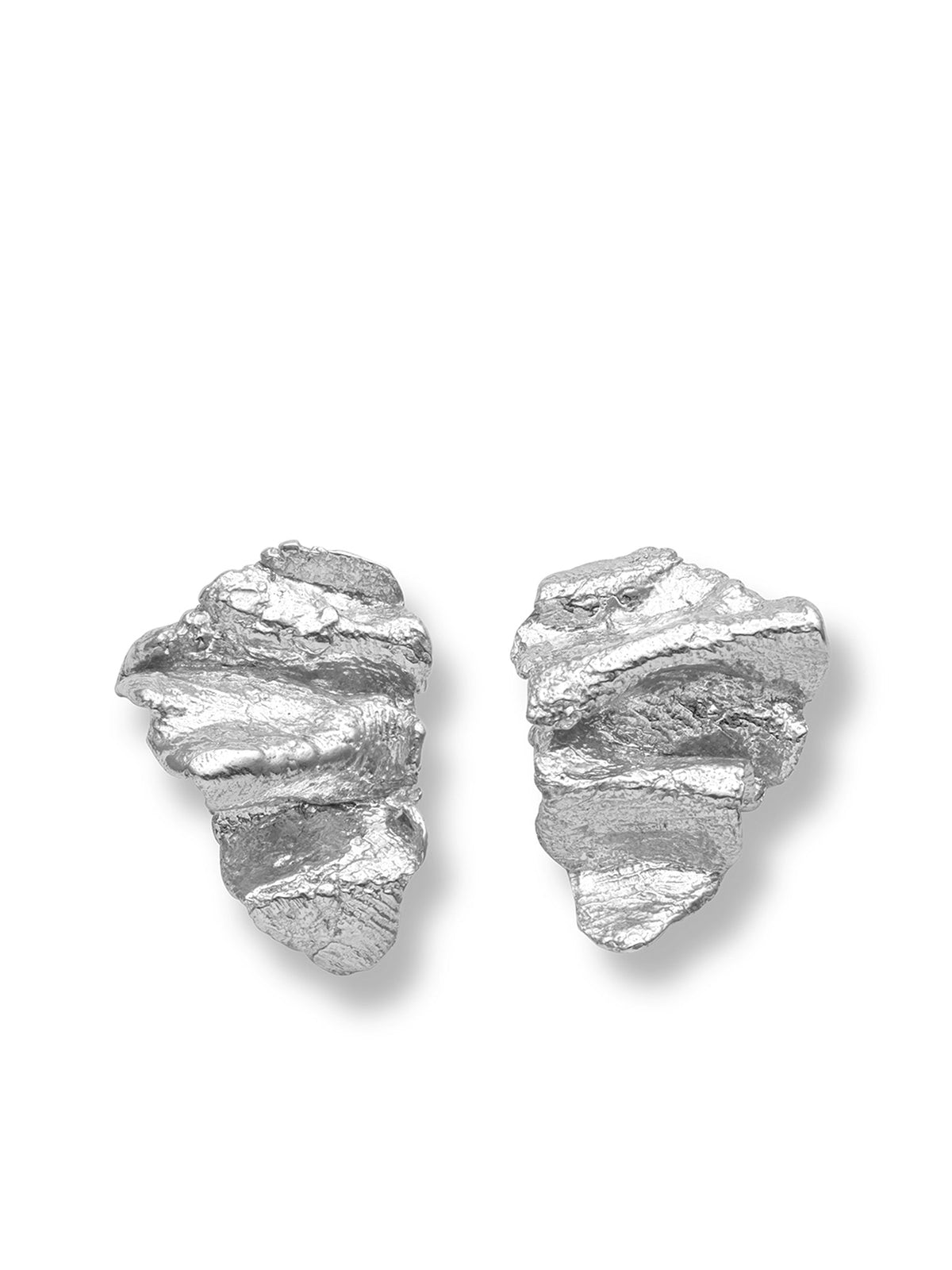 Artemis Wave Earrings Silver