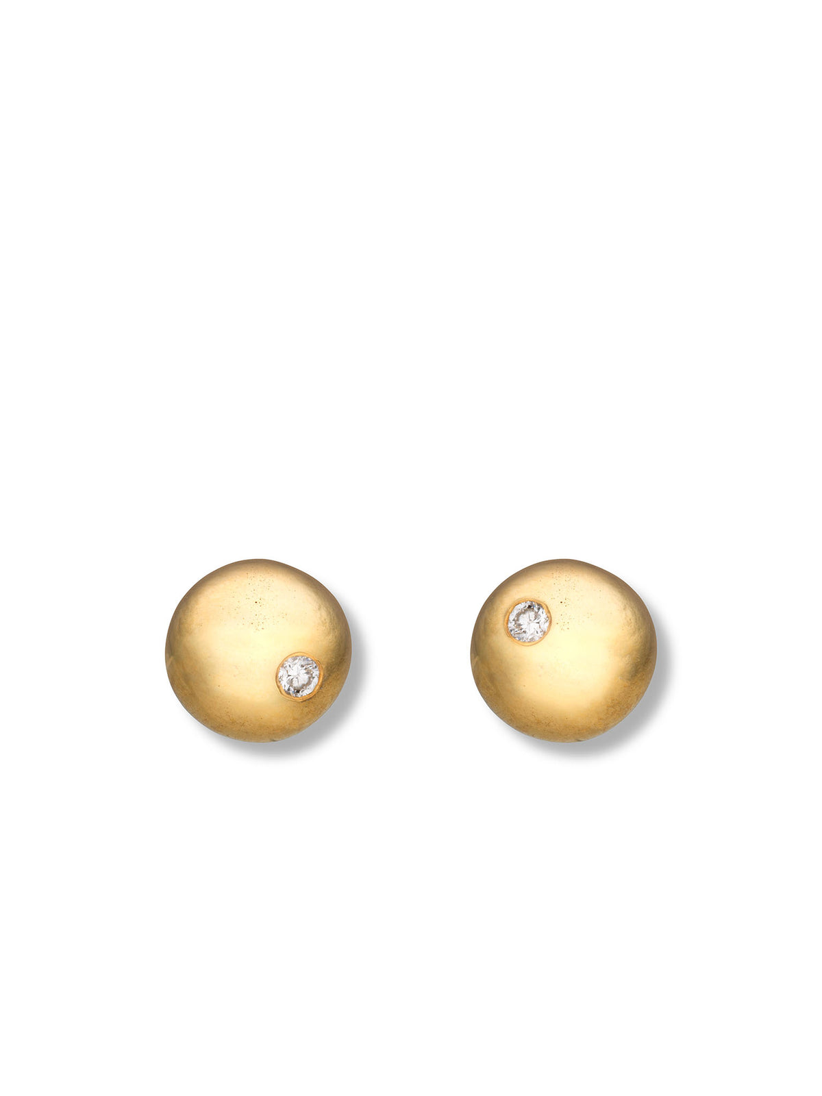 Diamond Bubble Earrings 14 ct gold