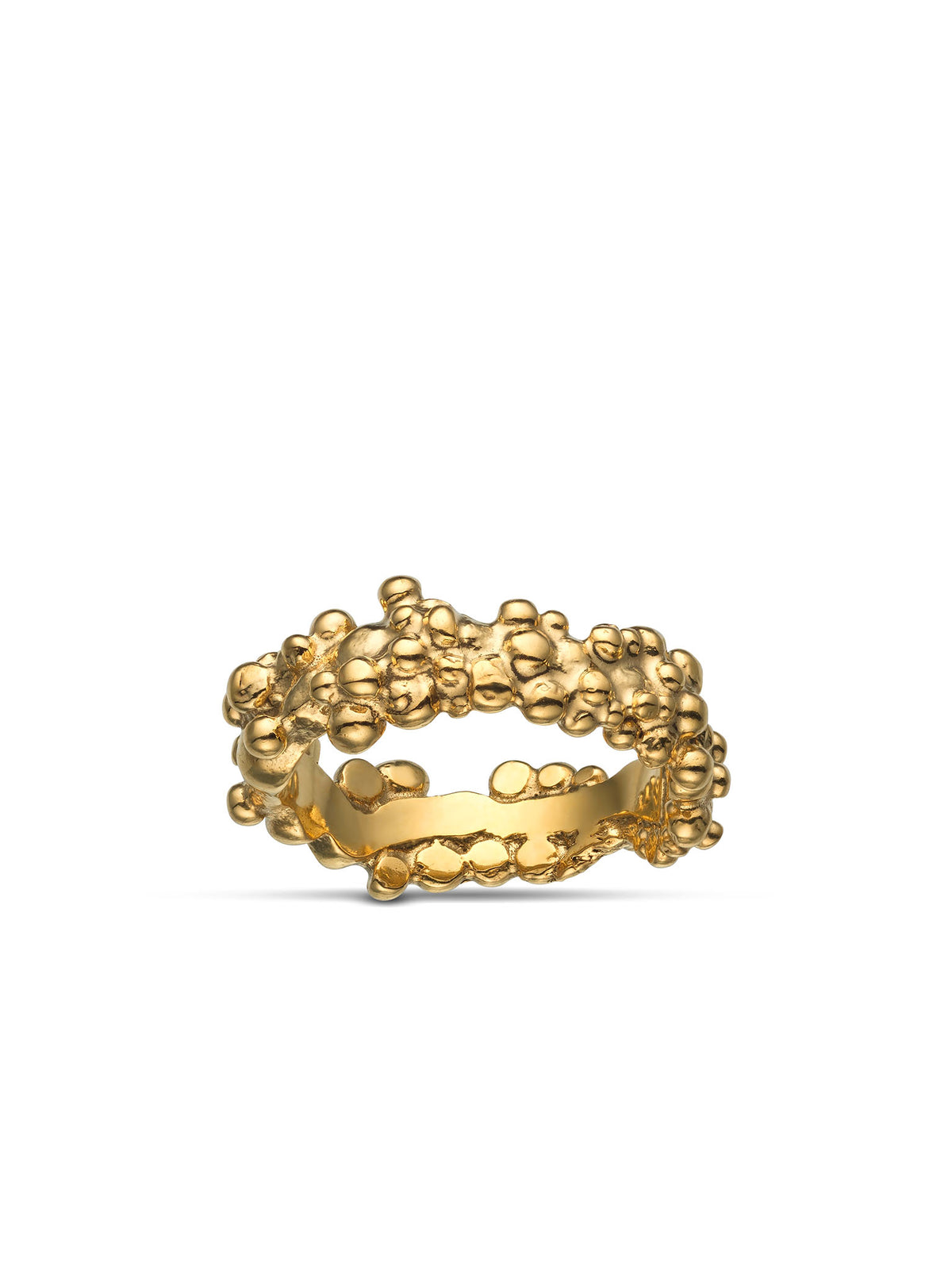 Caviar Ring / 14 ct gold