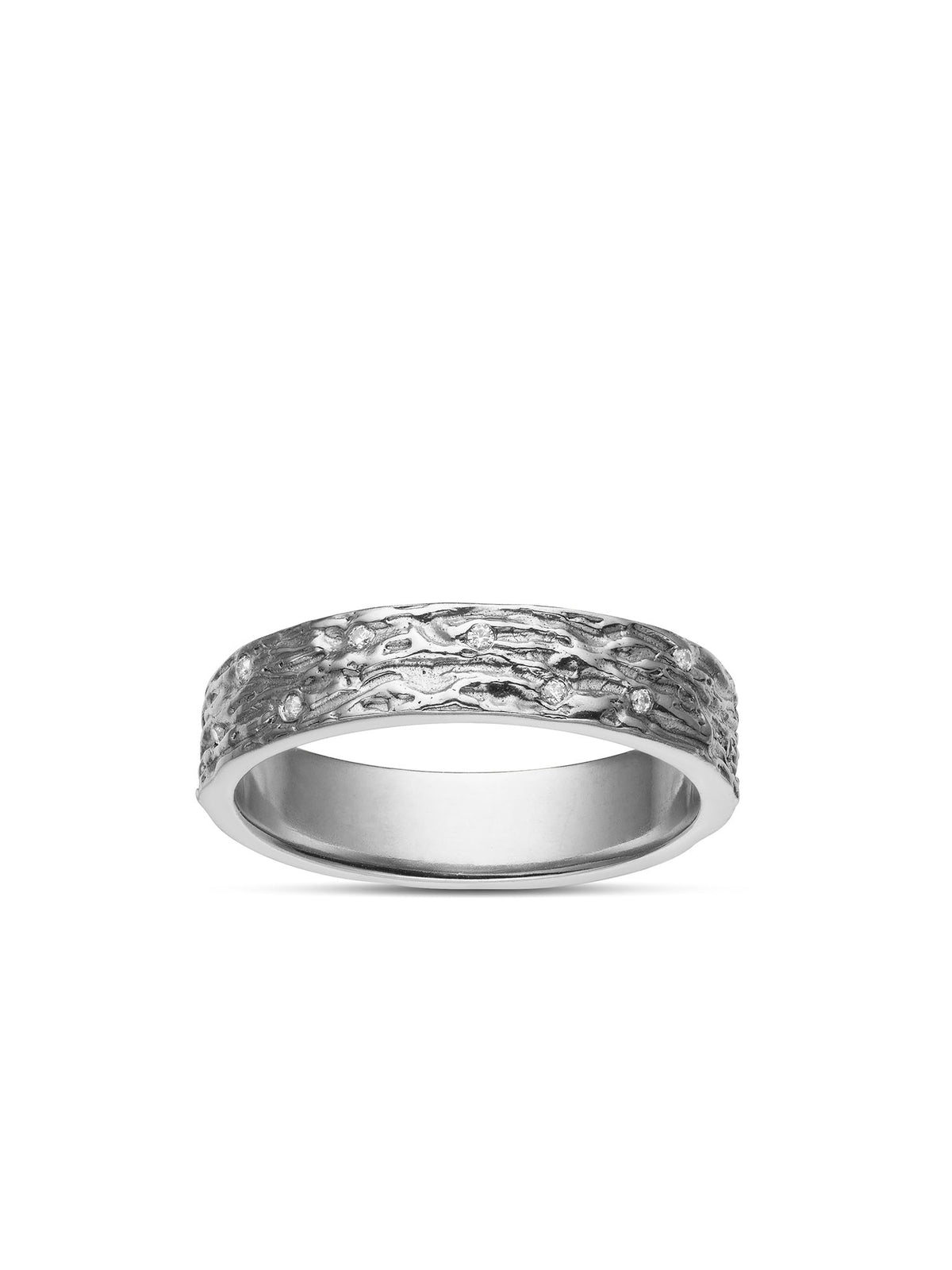 Coral Reed Diamonds Jegygyűrű / Fehérarany 