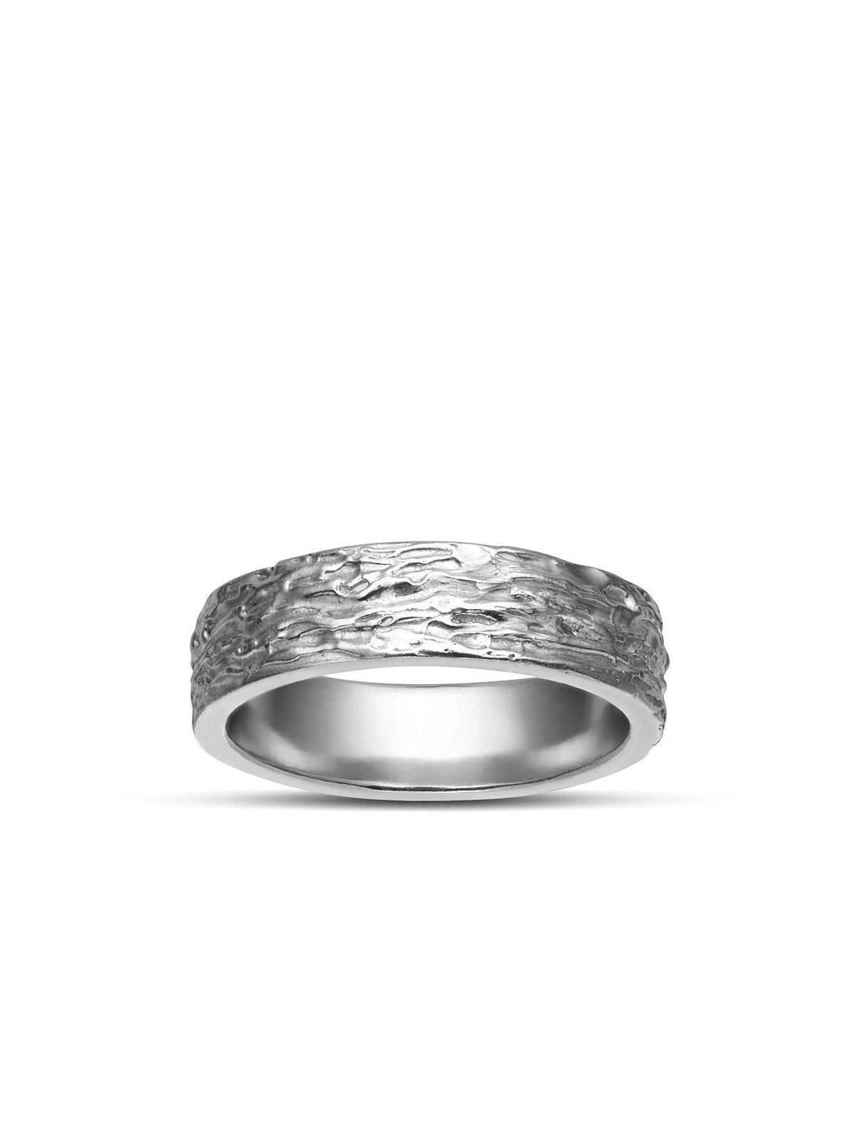 Coral Reef Wedding Band / White Gold