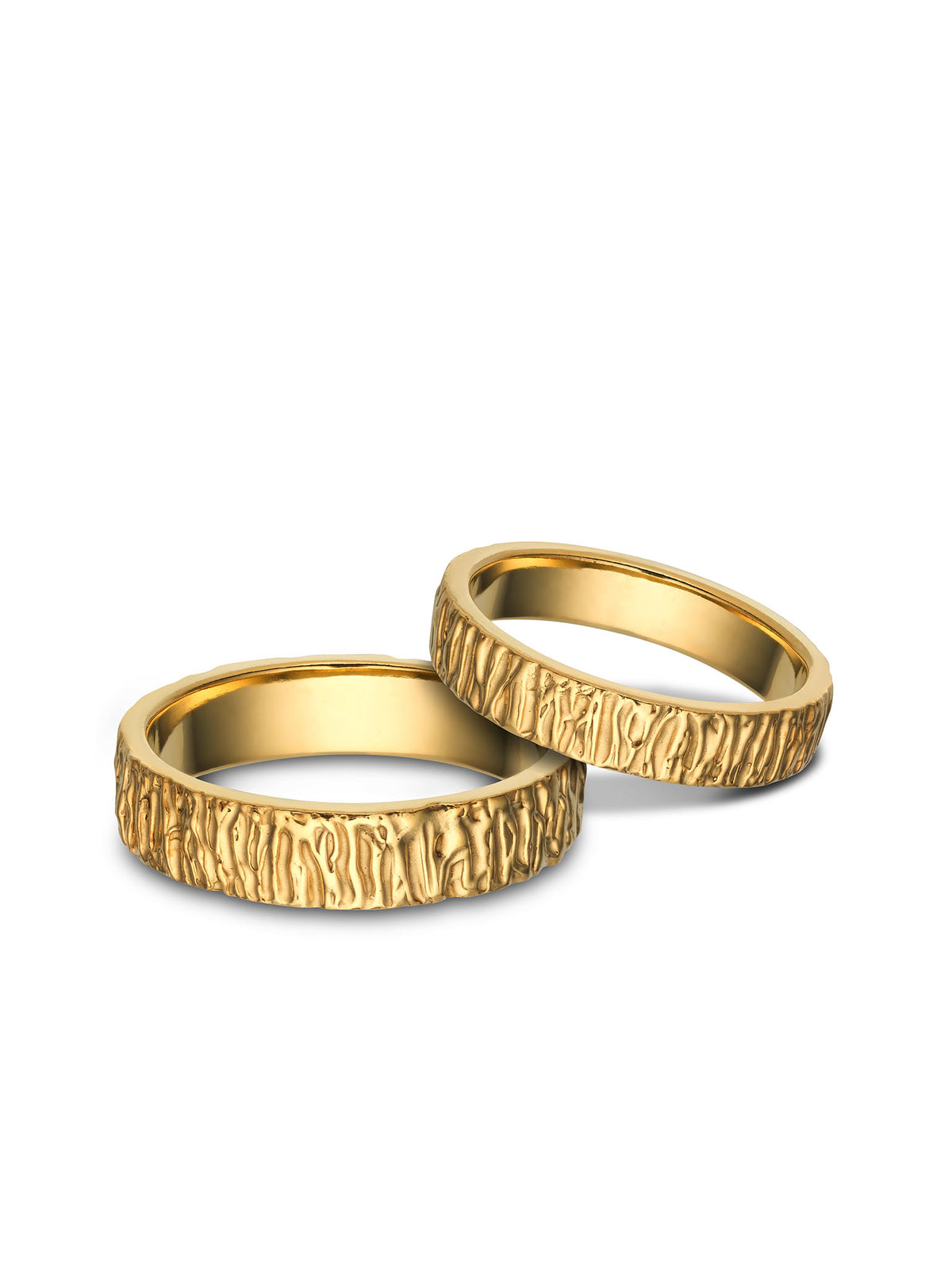 Forest Wedding Band / Gold