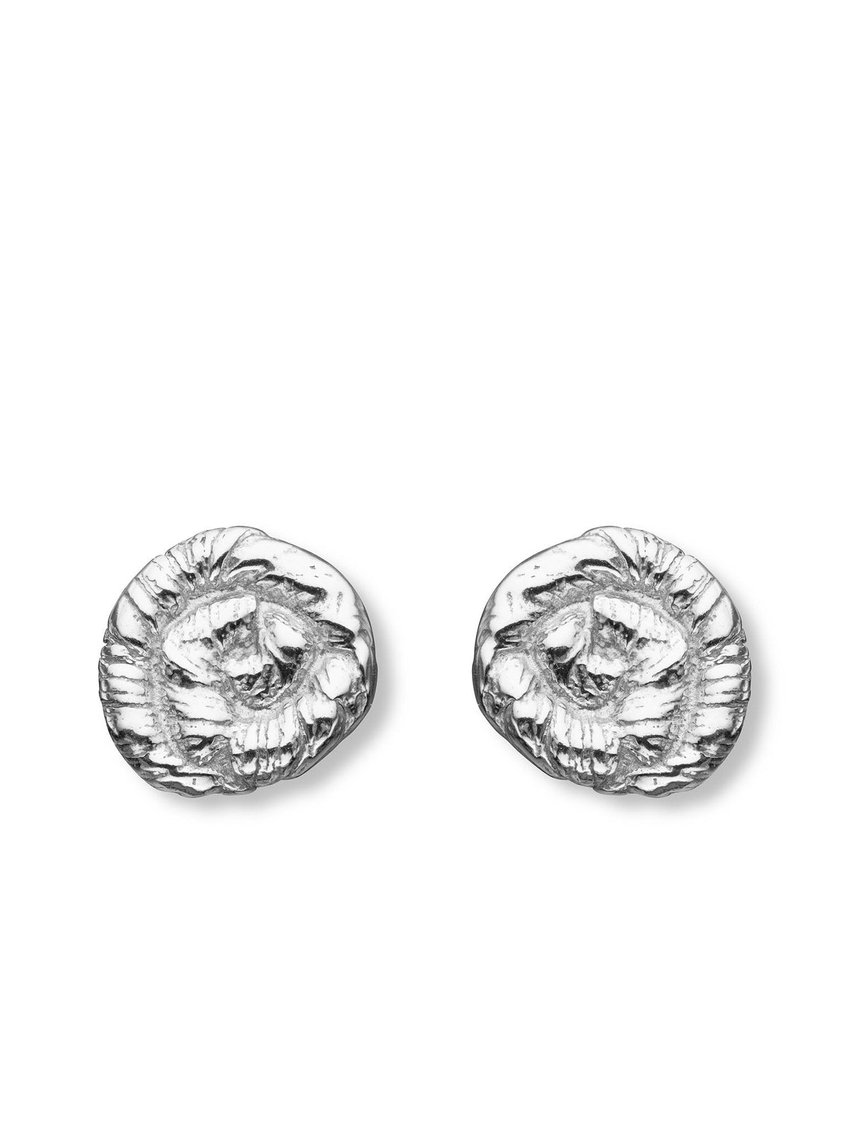 Nautilus Earrings - Silver