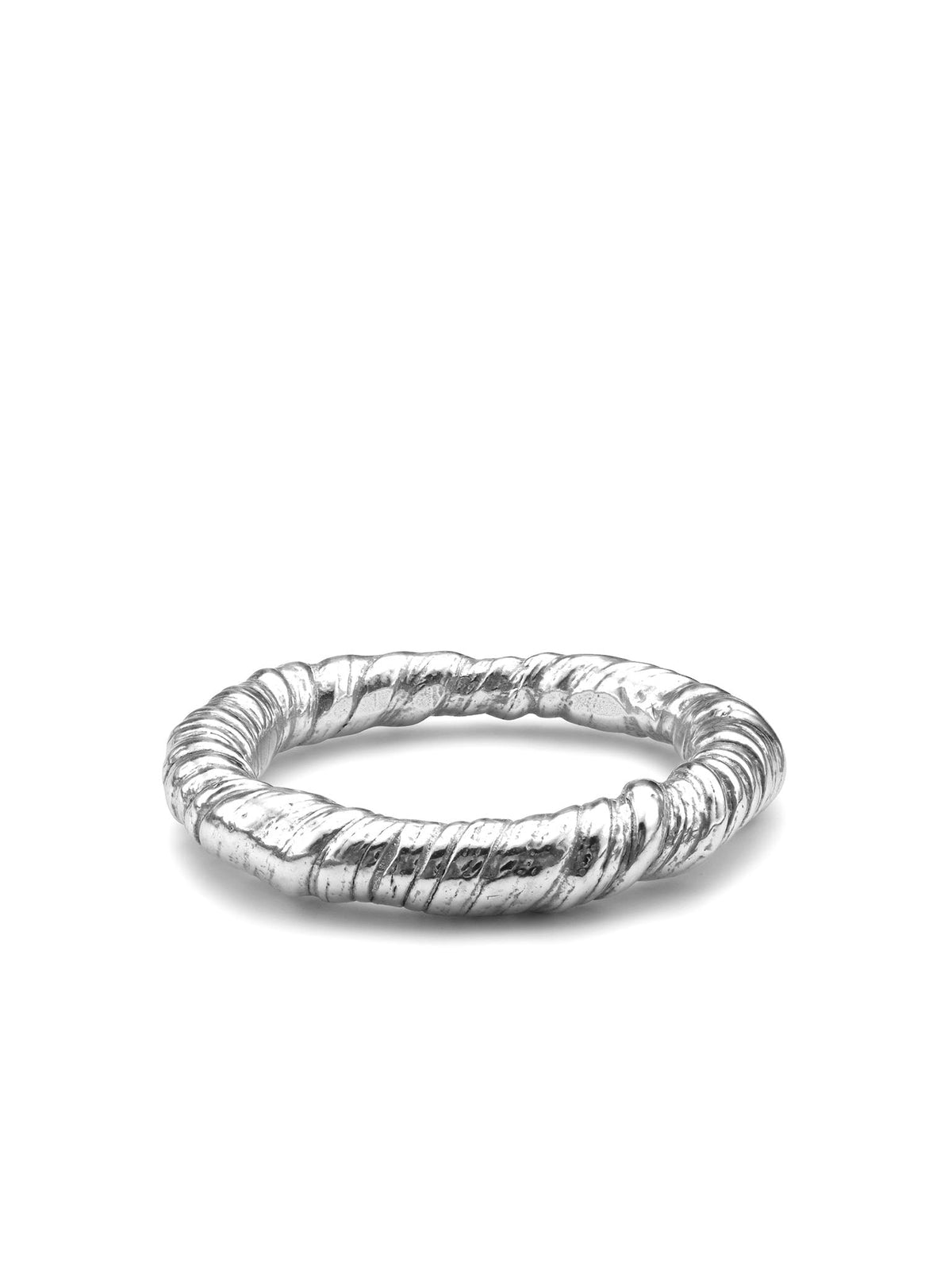 Nautilus Twisted Ring Silver