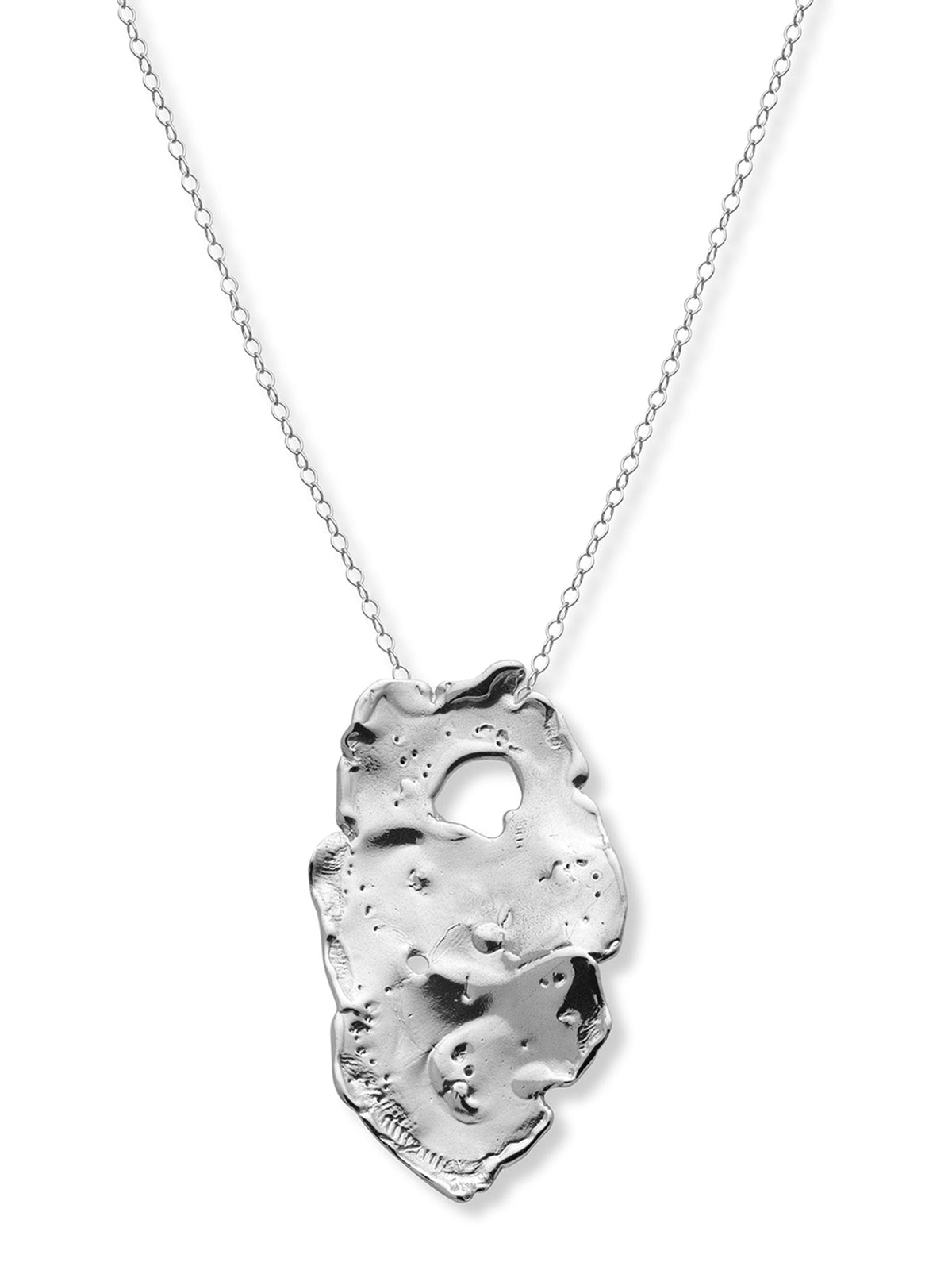Talisman Full Moon Necklace - Silver