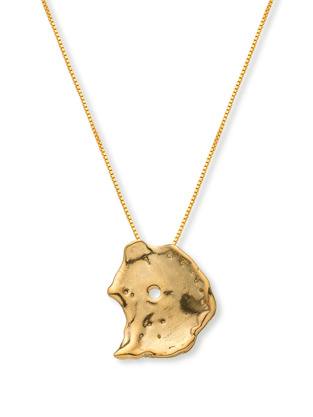 Talisman Moon Necklace Gold